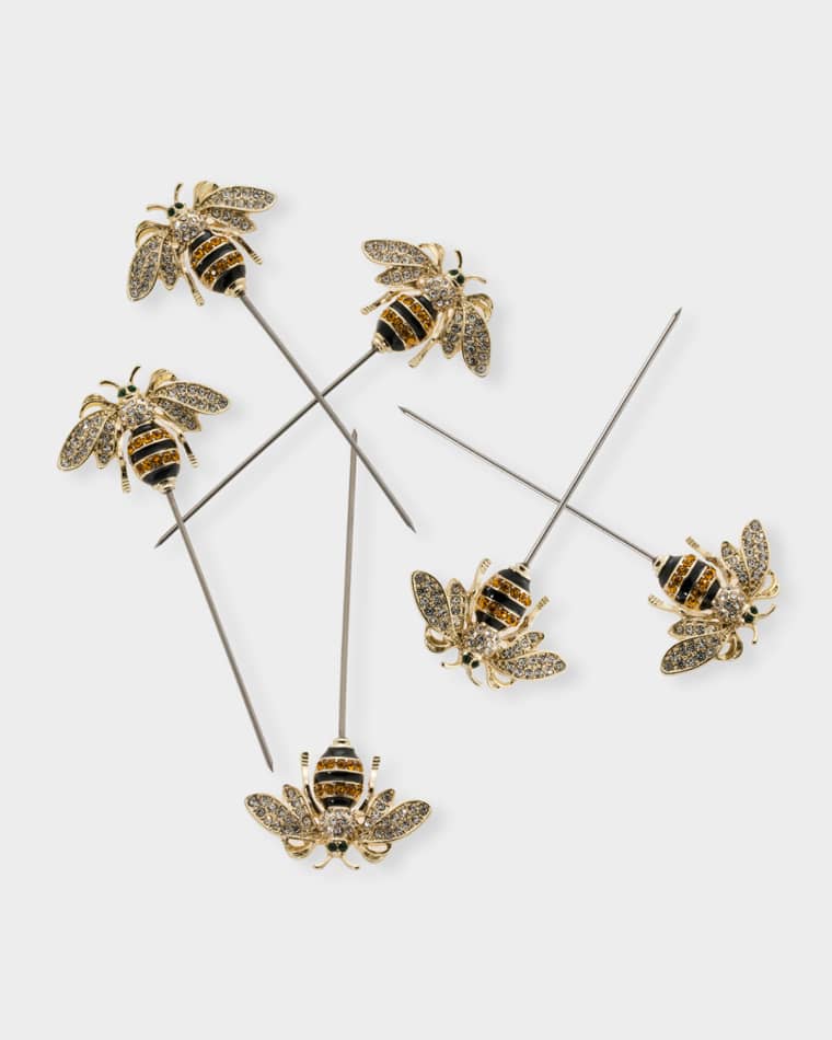 Joanna Buchanan Bee Cocktail Picks, Set of 6