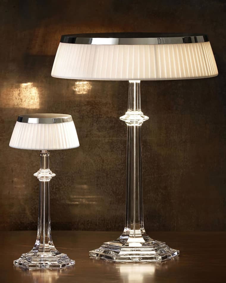Baccarat Bon Jour Versailles Small Crystal Table Lamp