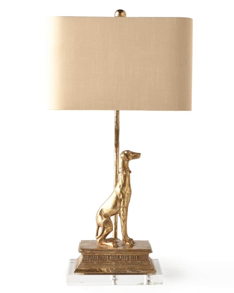 Couture Lamps Left Regal Dog Table Lamp