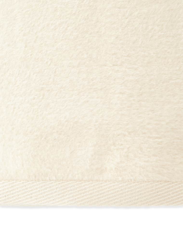 Sferra St. Mortiz Full/Queen Plushed Combed Cotton Blanket, 90" x 90"