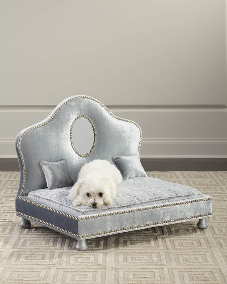 Haute House Lenor Pet Bed with Mirror Trim