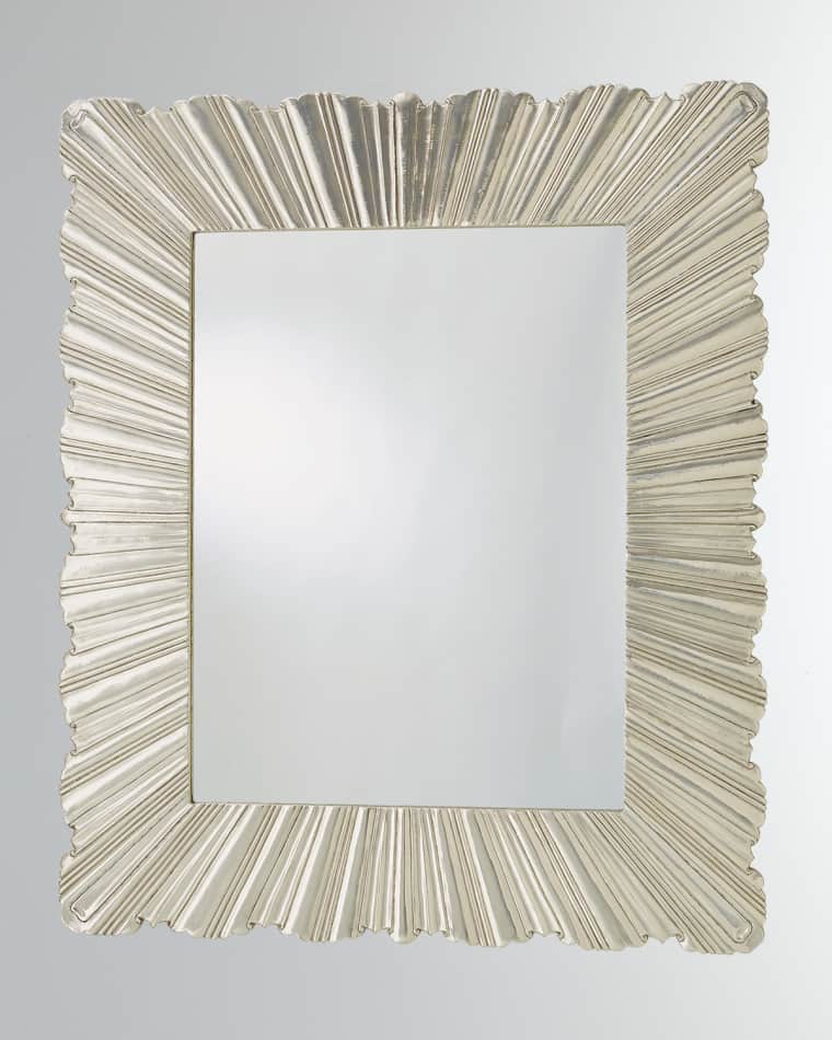 Global Views Large Linen Fold Mirror