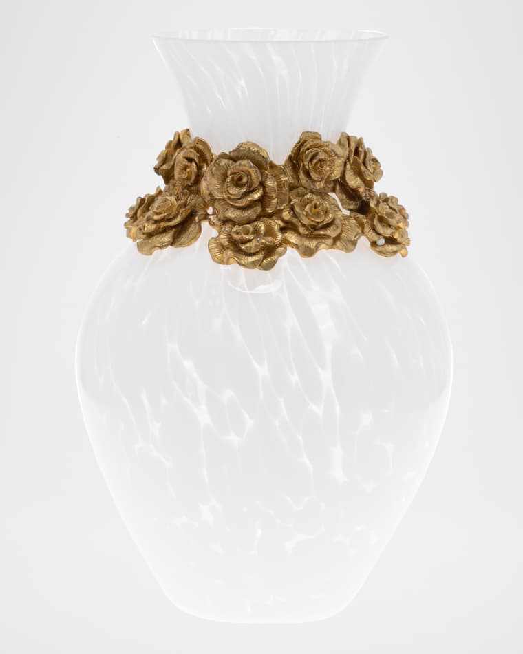 Jay Strongwater Rose Vase