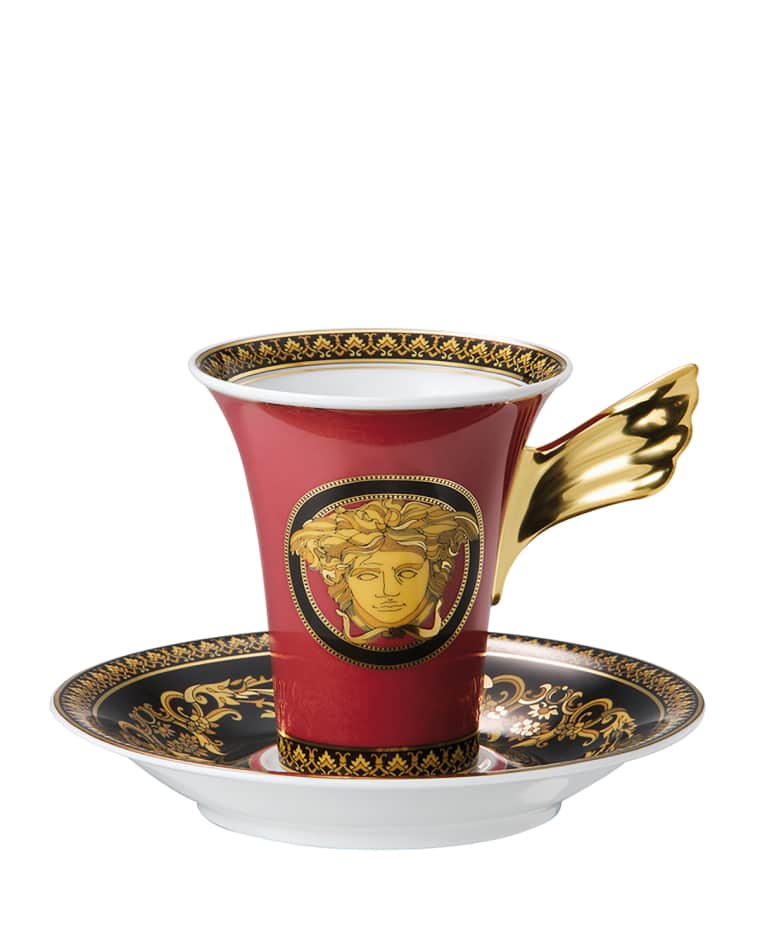 Versace Medusa High Tea Cup & Saucer