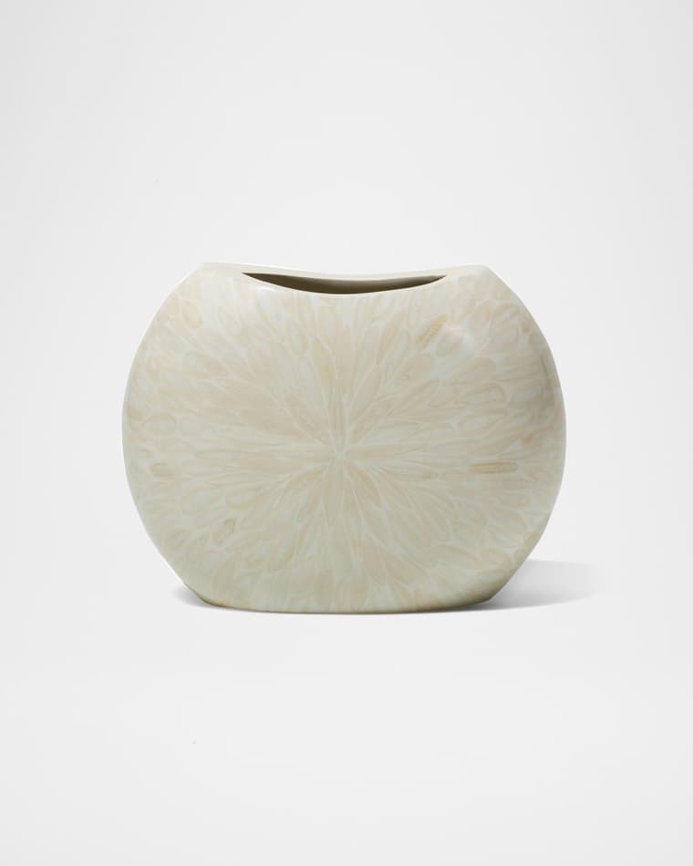 LADORADA Light Almendro Symmetry Bone Vase