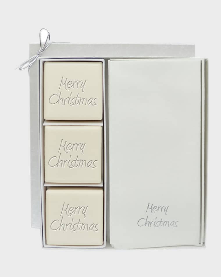 Carved Solutions Eco-Luxury Merry Christmas Courtesy Gift Set