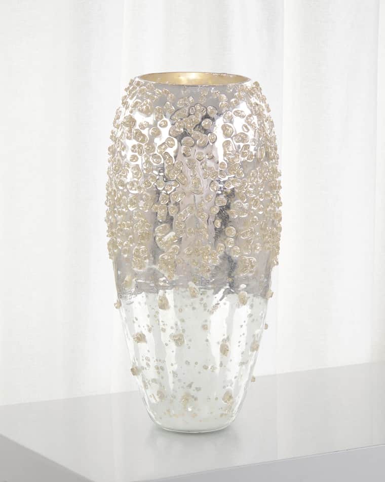 John-Richard Collection Encrusted Sparkle Decorative Vase