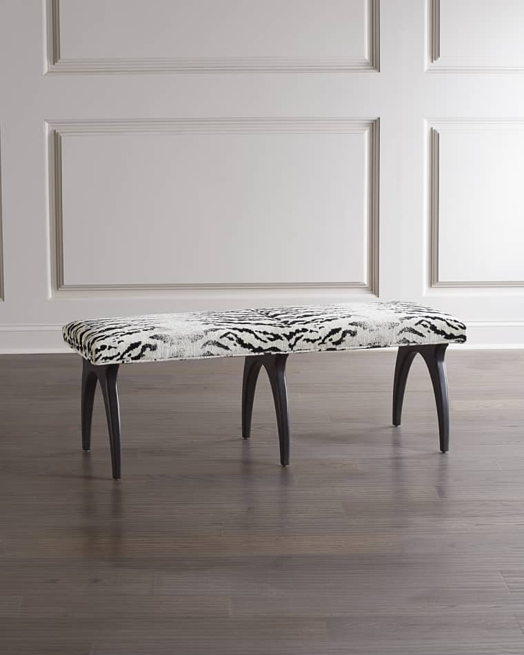 Massoud Emmanuelle Noir Finish Bench