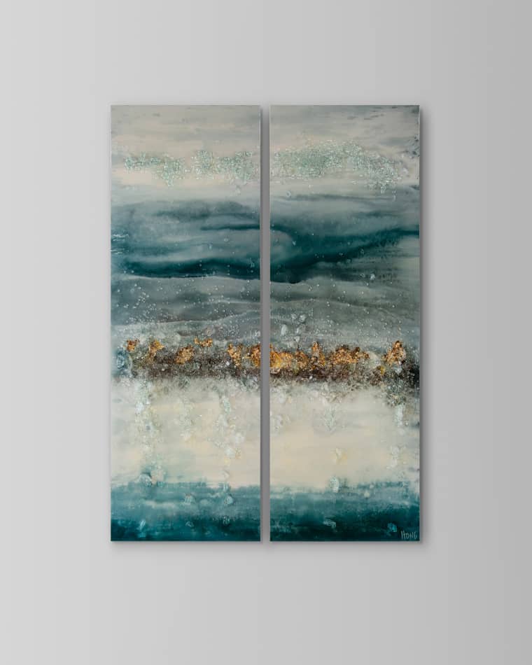 John-Richard Collection "Rolling Tide" Wall Art Set by Mary Hong