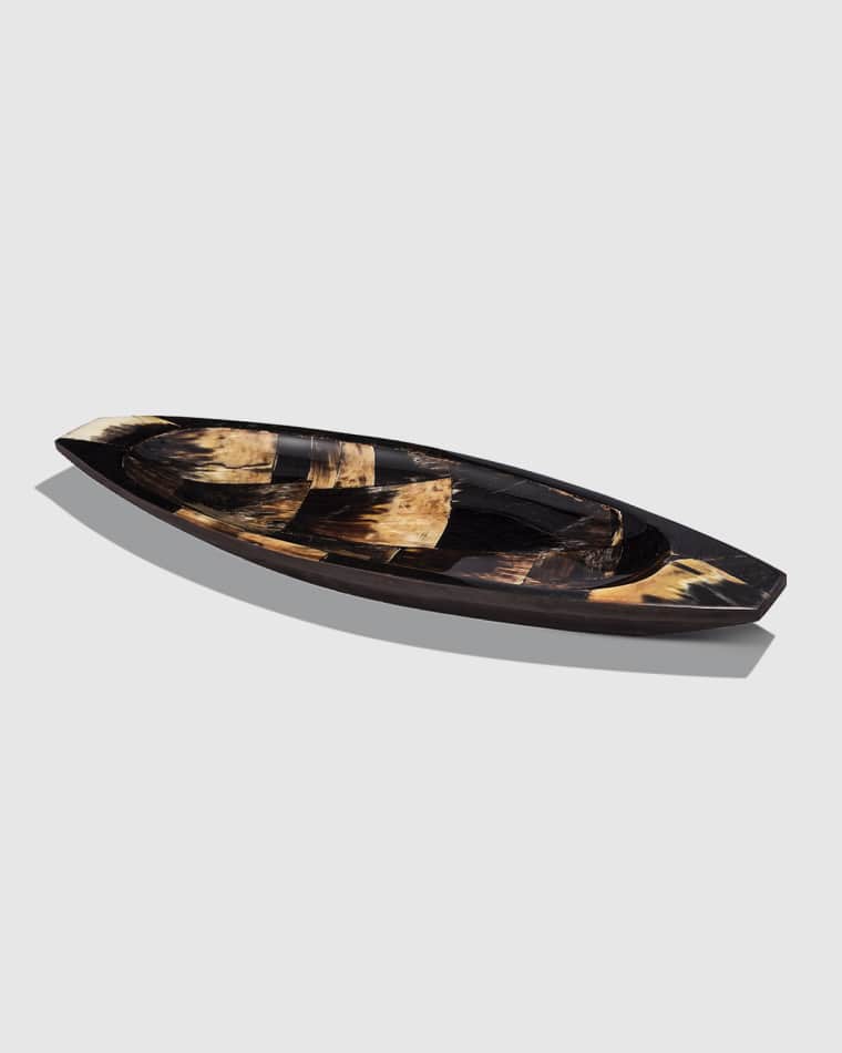 LADORADA Horn Veneer Centerpiece