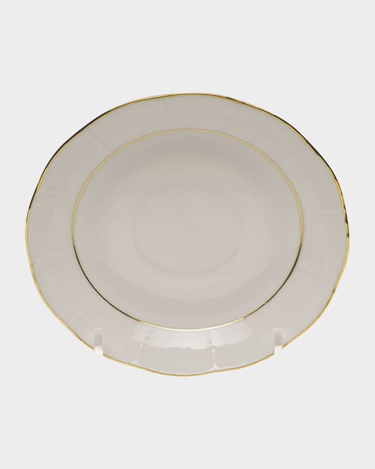 Herend Golden Edge After Dinner Saucer