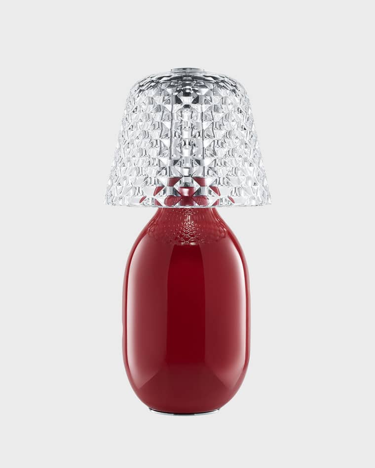 Baccarat Baby Candle Lamp, Red