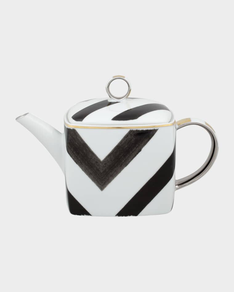 Christian LaCroix X Vista Alegre Sol Y Sombra Teapot
