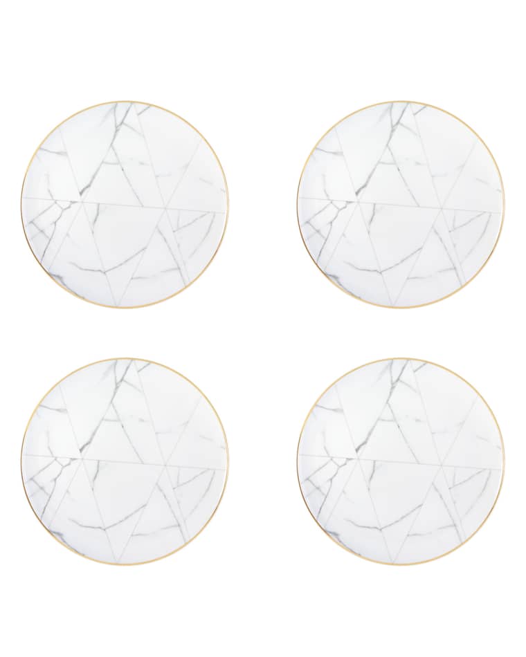 Vista Alegre Carrara Dinner Plates, Set of Four