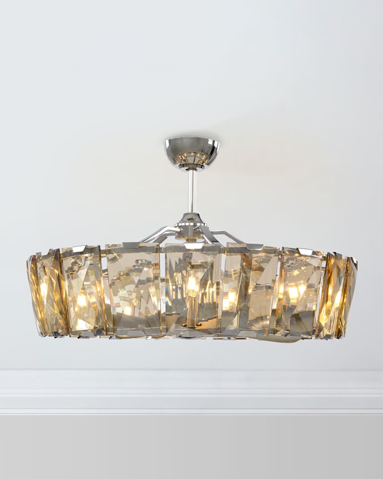 John-Richard Collection 10-Light Crystal Fandelier