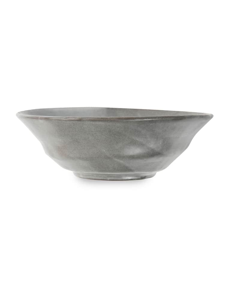 Blue Pheasant Marcus Cement Glaze Pasta/Soup Bowls, Set of 4