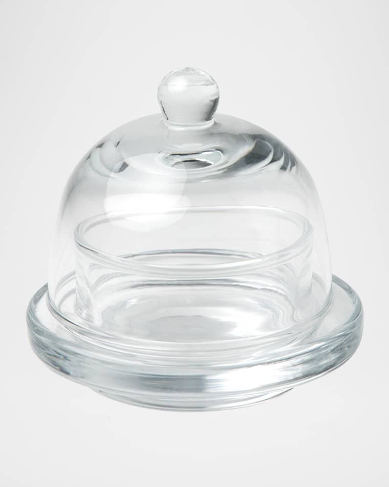 Blue Pheasant Piper Round Butter Dishes, Set of 2