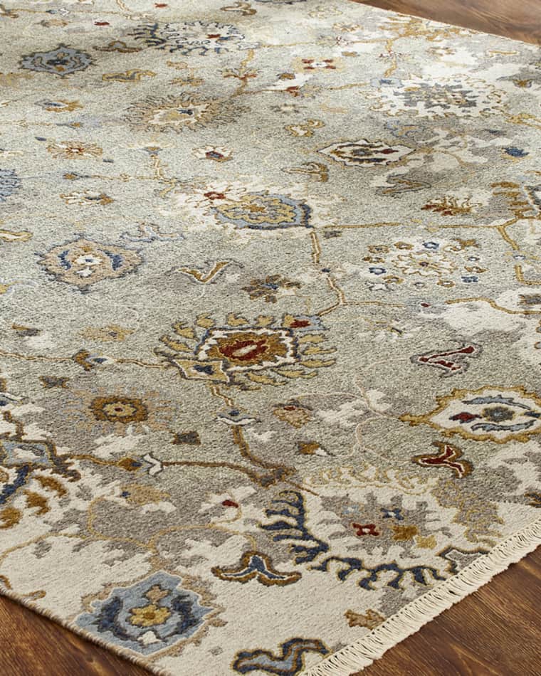 Maiden Soumak Weave Knotted Rug, 3' x 10'