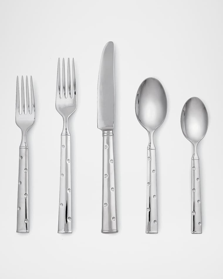kate spade new york larabee dot 5-piece flatware set