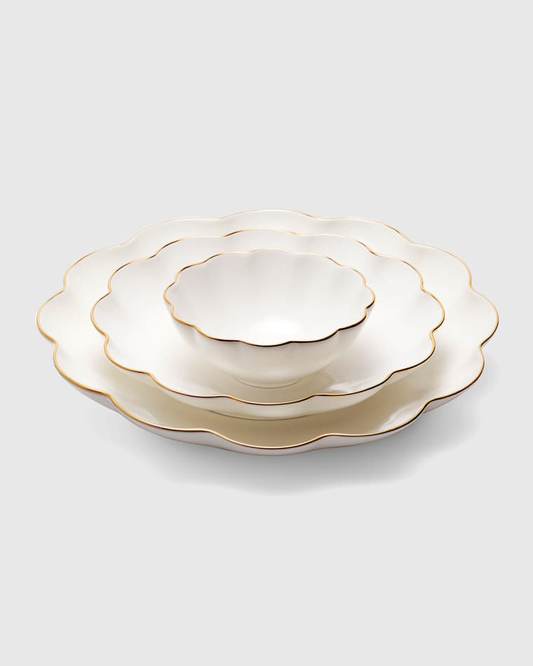 AERIN Scalloped Nesting Serving Dishes, Set of 3