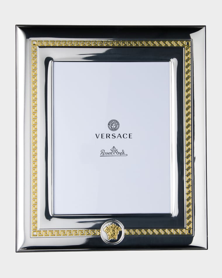 Versace Silver & Gold Photo Frame, 8" x 10"