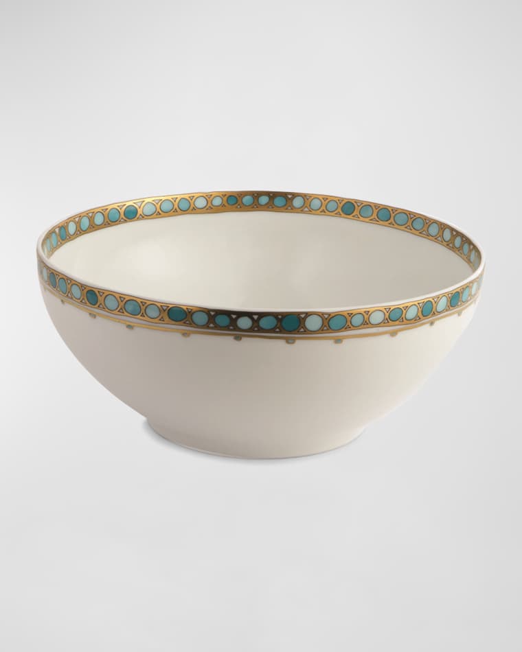 Haviland & Parlon Syracuse Turquoise Salad Bowl