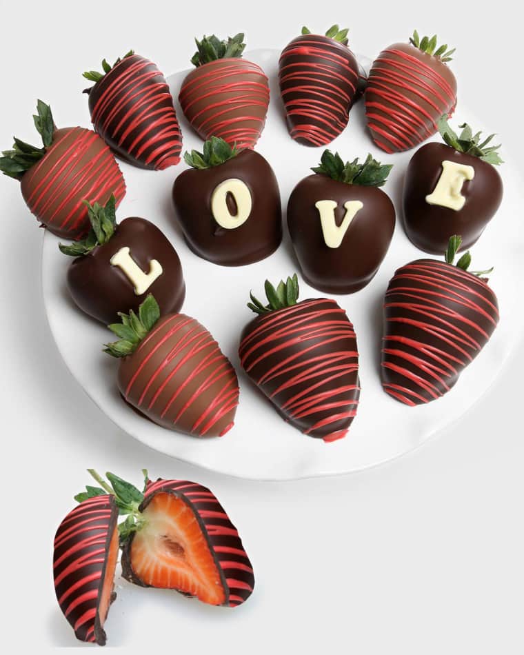 Chocolate Covered Company LOVE Belgian Chocolate Covered Berry Gram