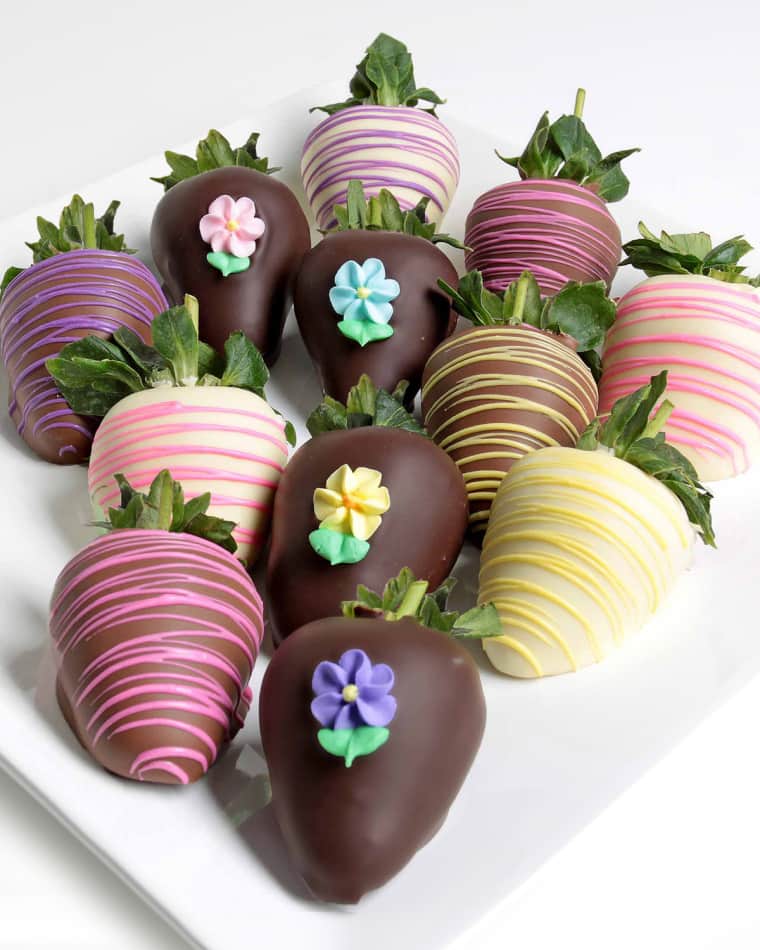 Chocolate Covered Company Spring Belgian Chocolate Covered Strawberries