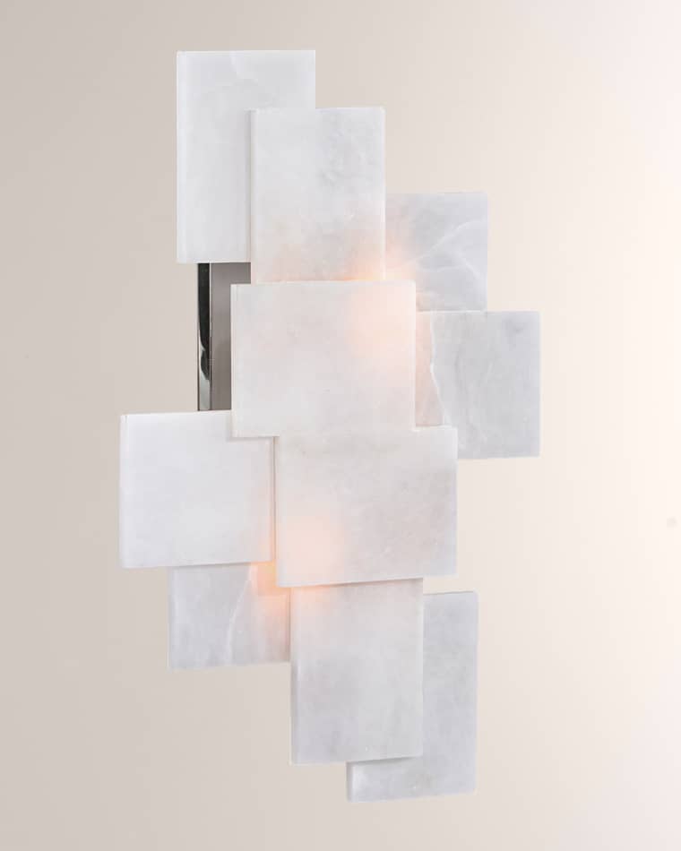 John-Richard Collection Alabaster Wall Sconce