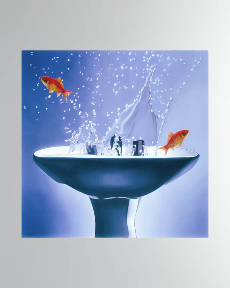 DECHAMBY DESIGN "Lavabo Poisson" Fine Art Print