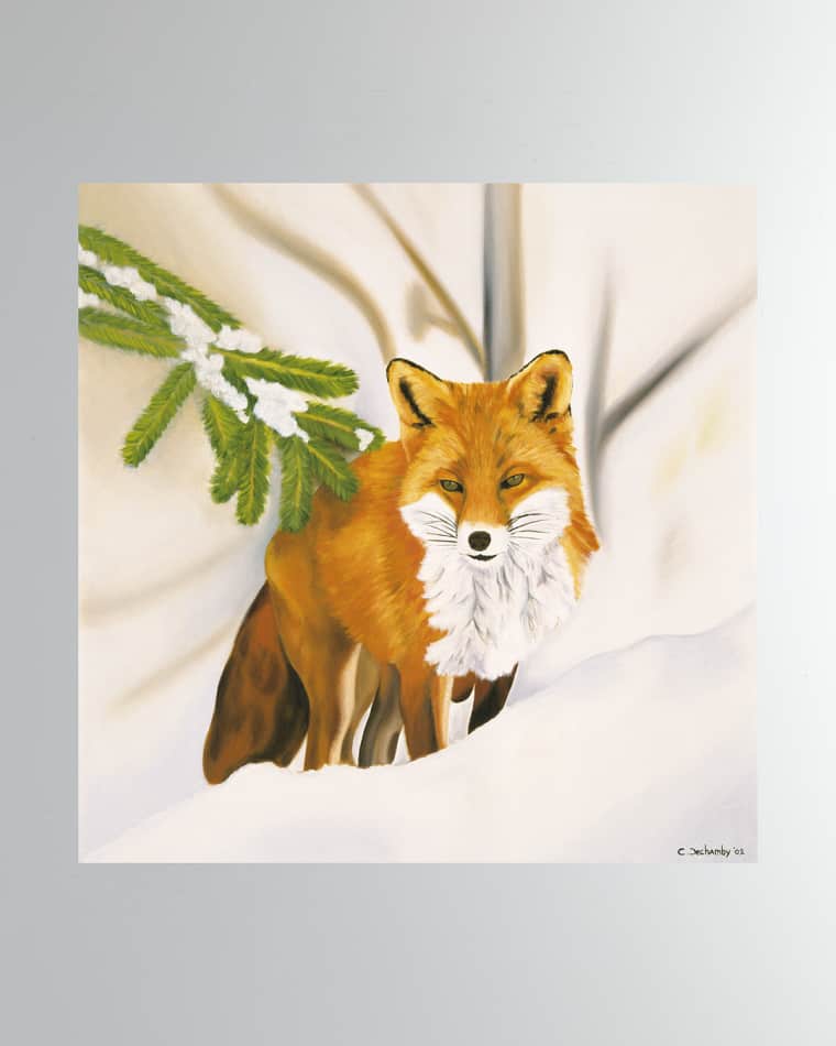 DECHAMBY DESIGN "Renard" Fine Art Print