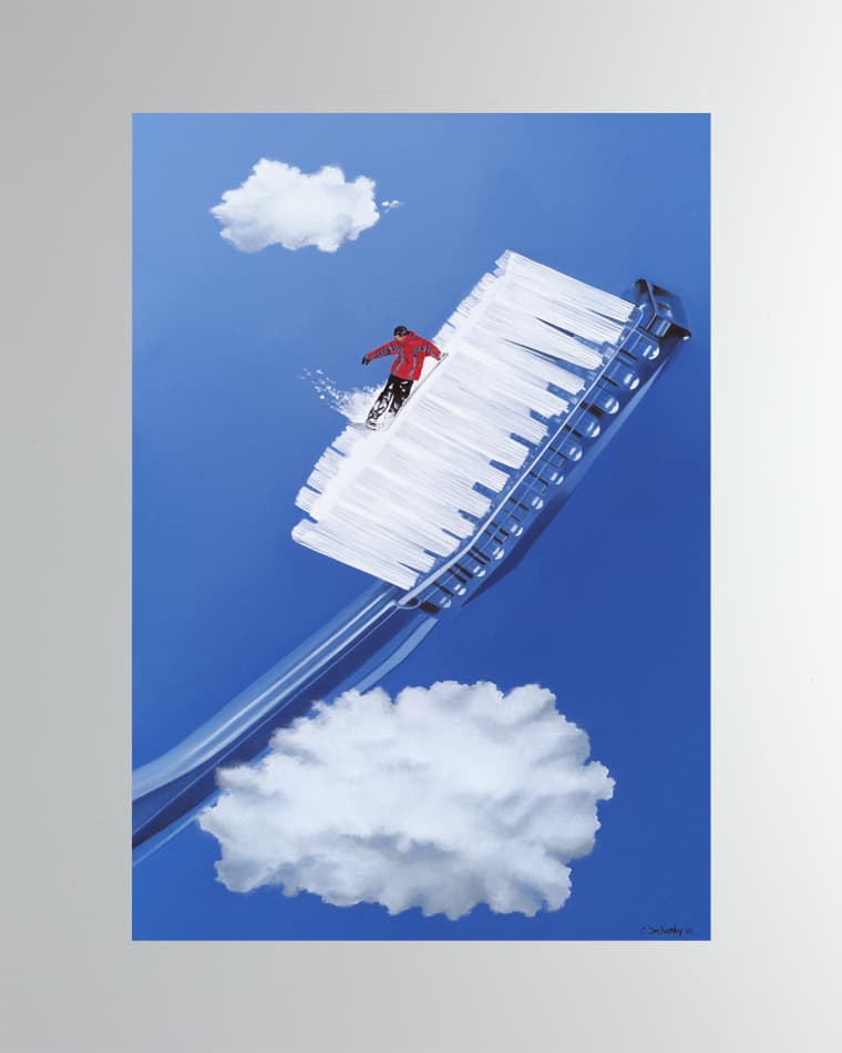 DECHAMBY DESIGN "Brosse Surfeur" Fine Art Print