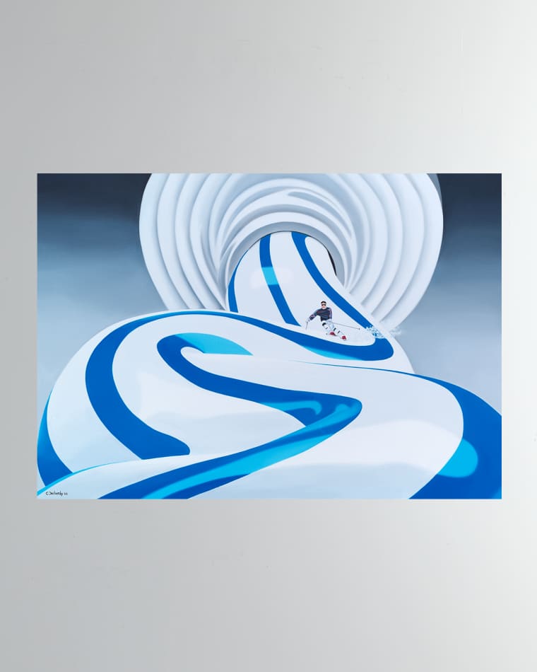 DECHAMBY DESIGN "La Descente" Fine Art Print