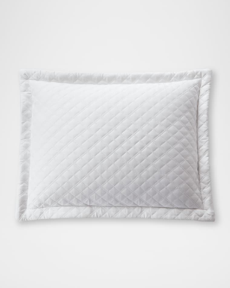 Ralph Lauren Home Quilted Sateen Argyle Pillow