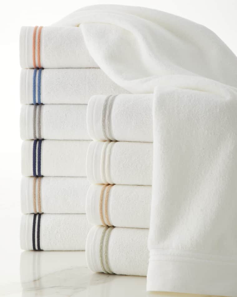 Sferra Aura Bath Towel Aura Body Sheet Aura Hand Towel