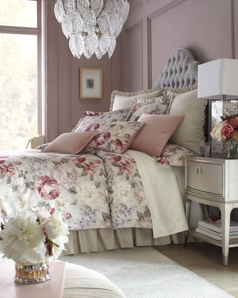 Sherry Kline Home Bliss 3-Piece Comforter Set, KING Blissful Solid Linen European Sham Blissful Main European Sham