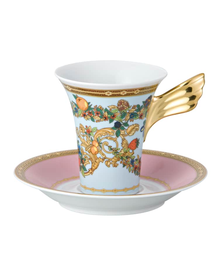 Versace Butterfly Garden A.D. Cup & Saucer