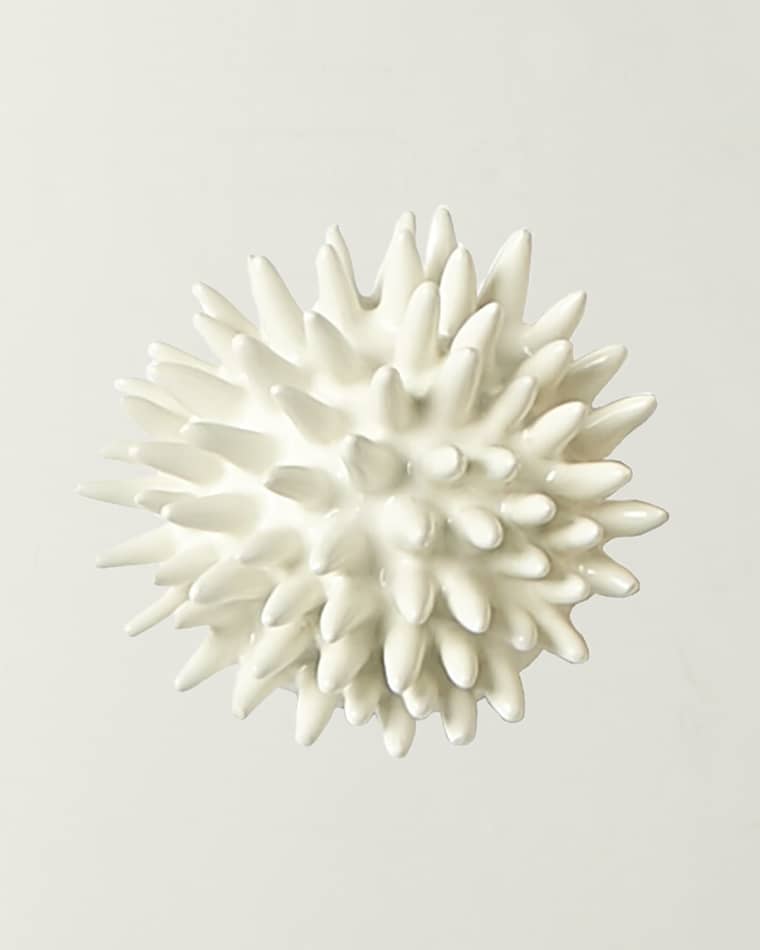 Ashley Childers for Global Views Urchin Small Wall Decor, White