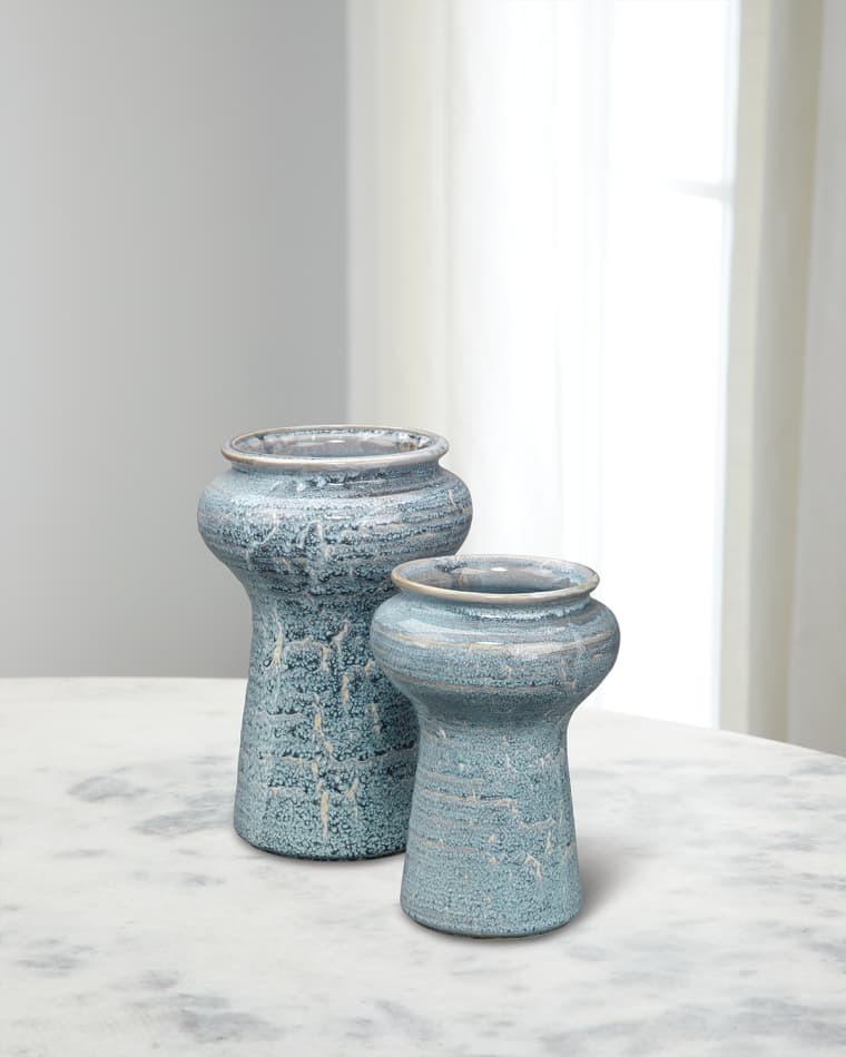 Jamie Young Snorkel Vases, Set of 2