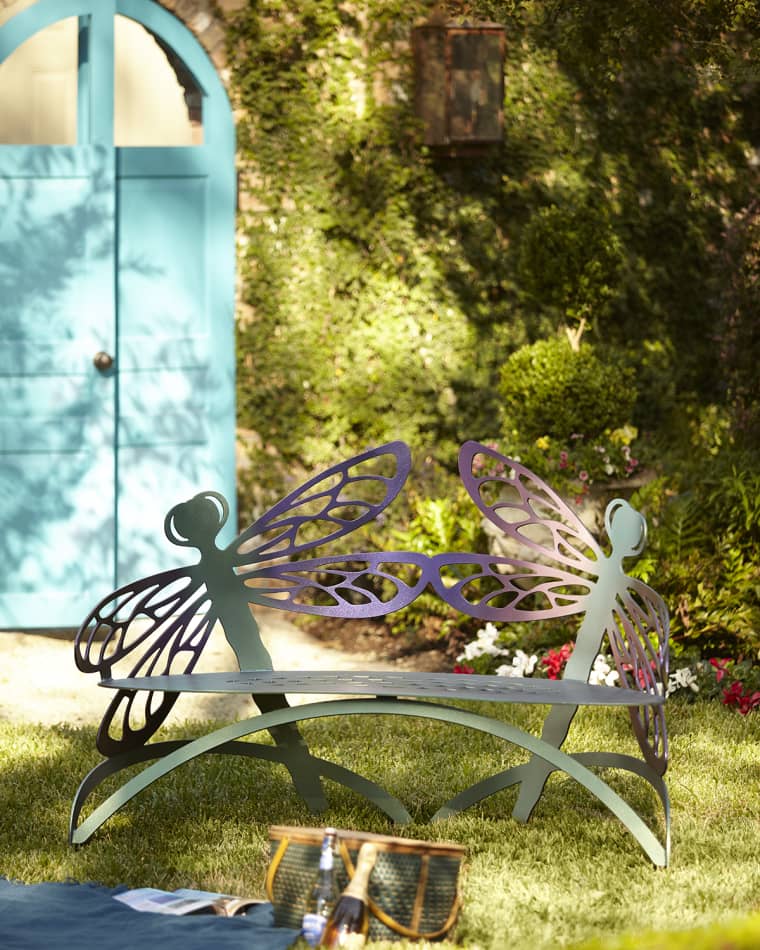 Cricket Forge Dragonfly Outdoor Bench