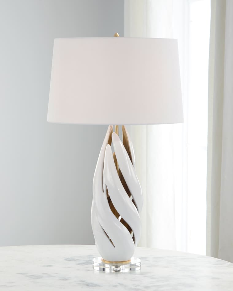 John-Richard Collection Swirl Table Lamp