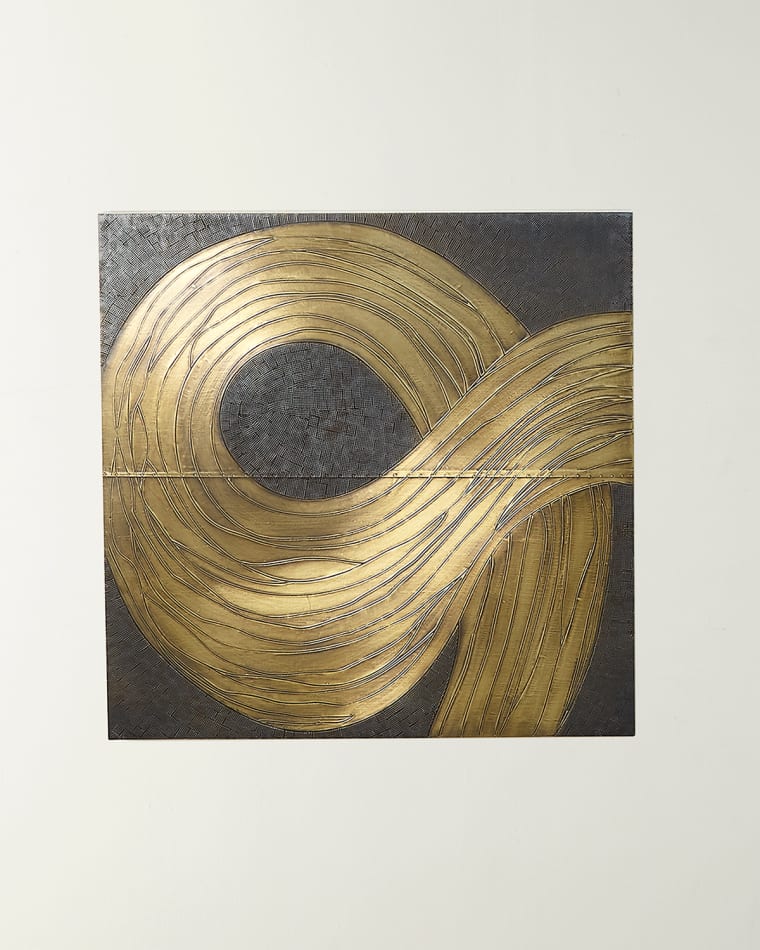 Global Views Currents Wall Panel C