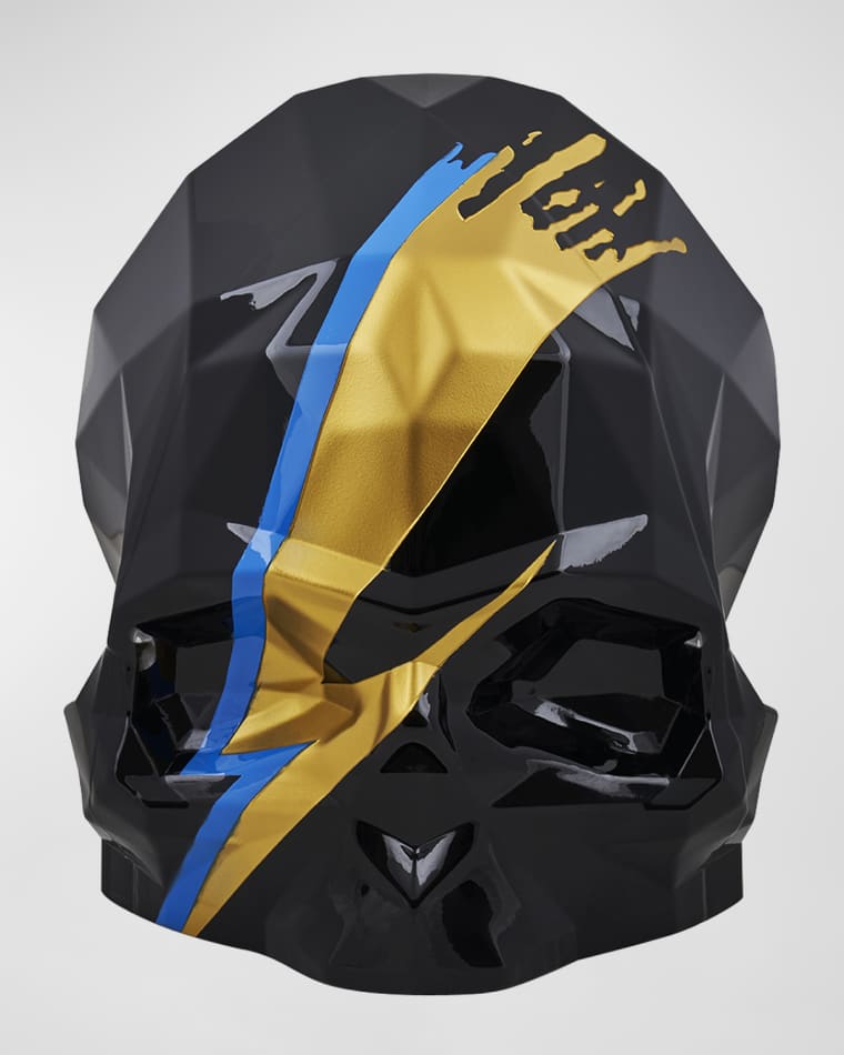 Memento Mori Rock and Pop Large Faceted Skull