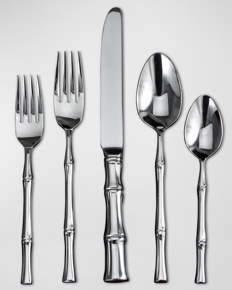 Ricci Silversmith Bamboo 5-Piece Place Setting