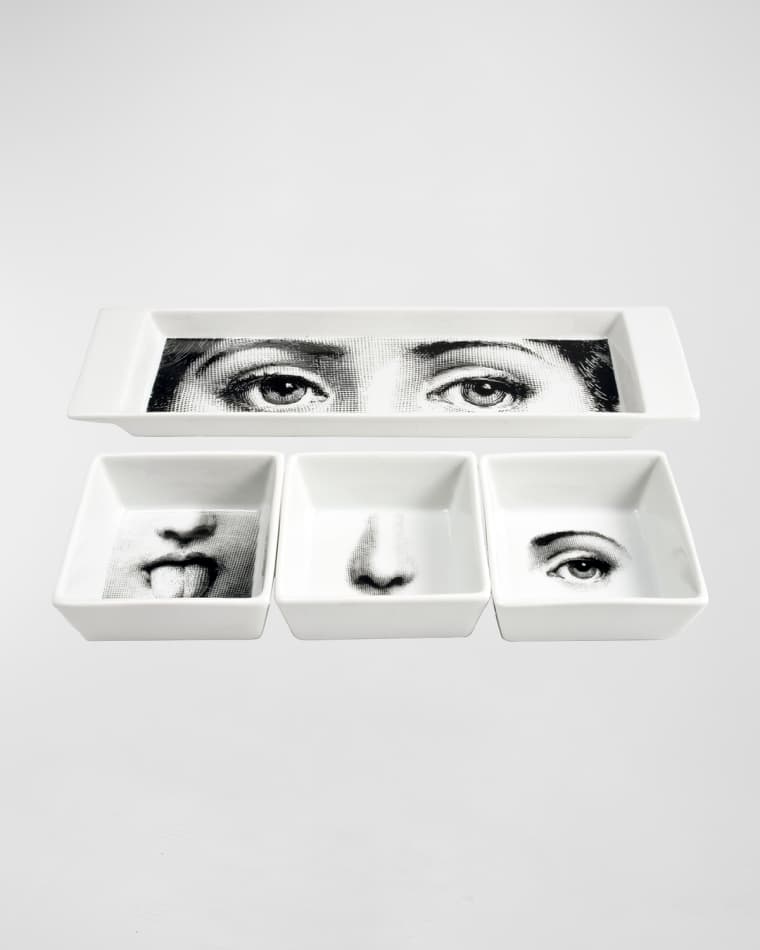 Fornasetti I Sensi Appetizer Tray Set