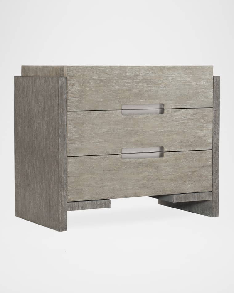 Bernhardt Foundations 3 Drawer Nightstand
