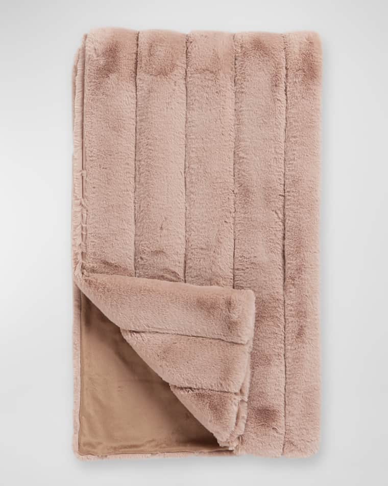 Fabulous Furs Posh Faux-Fur Throw Blanket