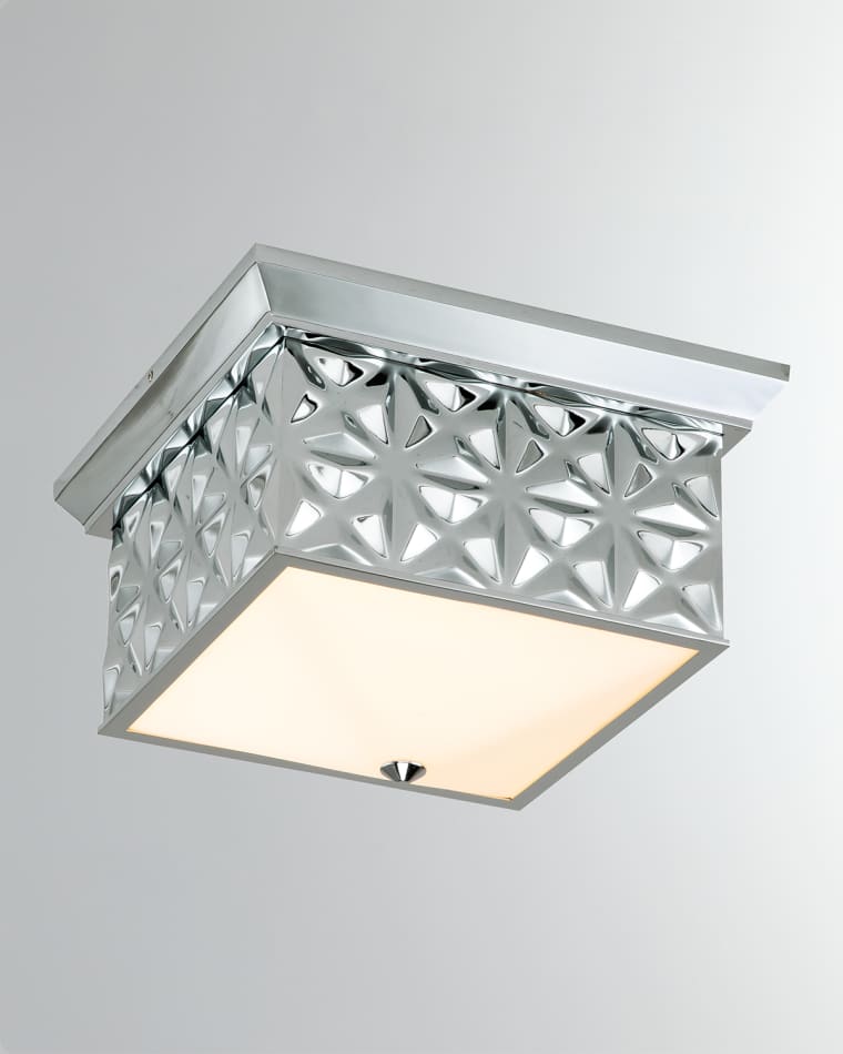 Lucas + McKearn Alpha Square Flush Mount