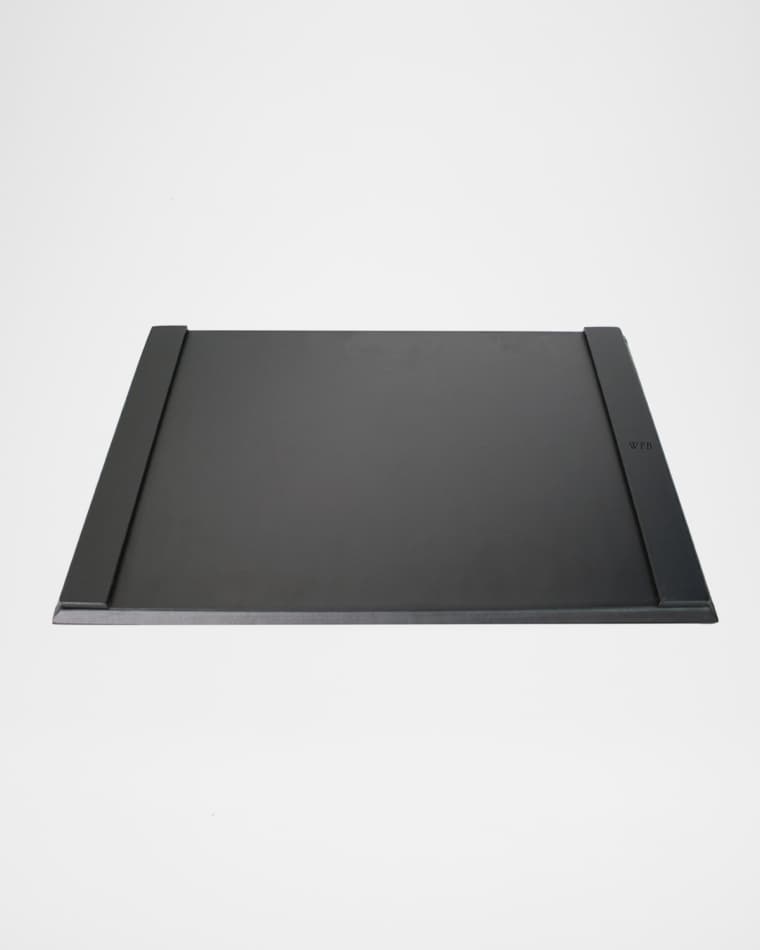 ROYCE New York Personalized Leather Desk Blotter, 27" x 18"