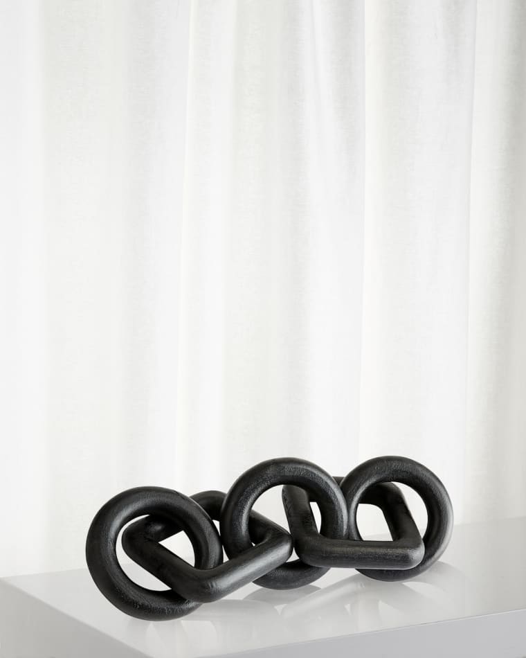 Arteriors Brinley Geometric Wooden Sculpture